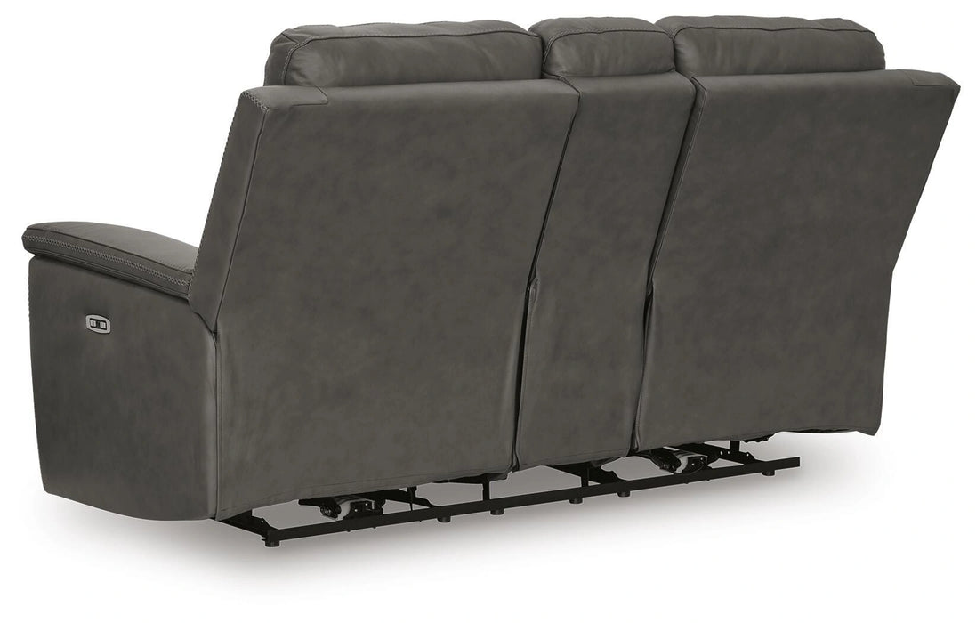 Five Star Furniture - Bleckley Power Reclining Loveseat with Console