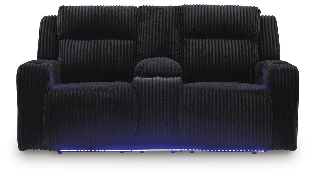 Five Star Furniture - Forest Lake Power Reclining Loveseat with Console