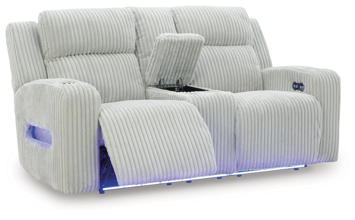 Five Star Furniture - Forest Lake Power Reclining Loveseat with Console