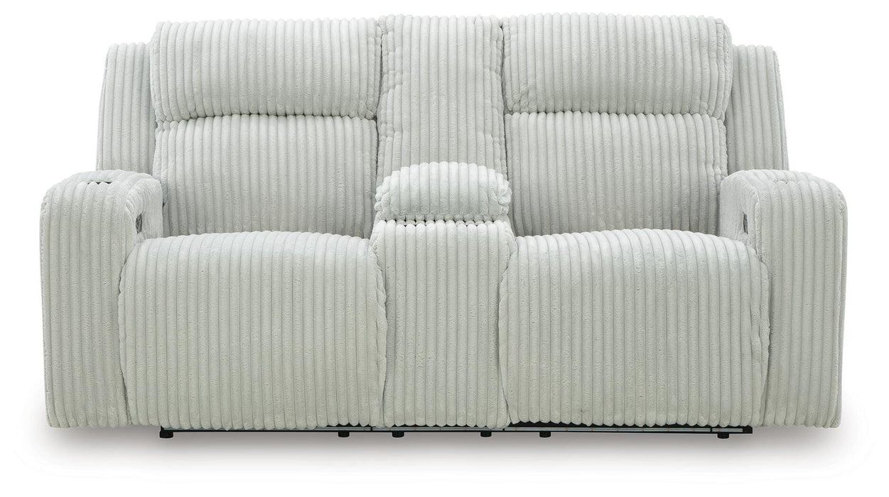 Five Star Furniture - Forest Lake Power Reclining Loveseat with Console