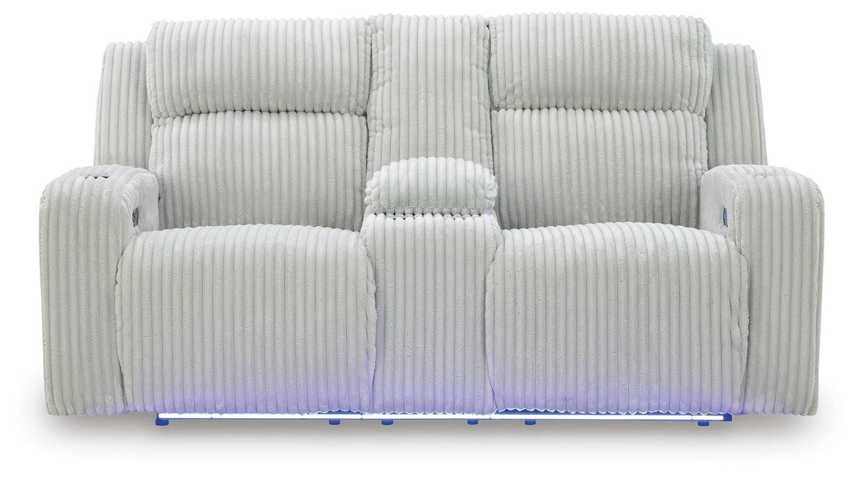 Five Star Furniture - Forest Lake Power Reclining Loveseat with Console