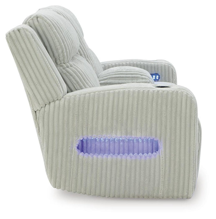 Five Star Furniture - Forest Lake Power Reclining Loveseat with Console