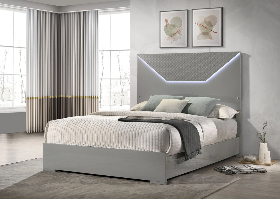 Five Star Furniture - Ives Panel Bed with LED Lighting