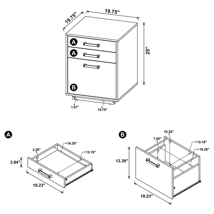 Five Star Furniture - Loomis File Cabinet