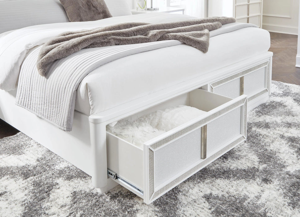 Five Star Furniture - Chalanna Upholstered Storage Bed