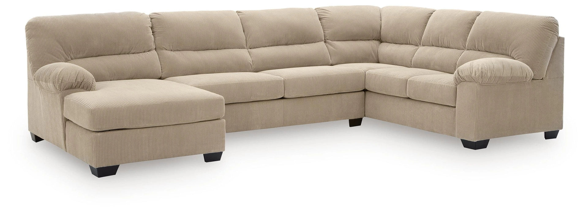 Five Star Furniture - SimpleJoy 3-Piece Sectional w/ Chaise