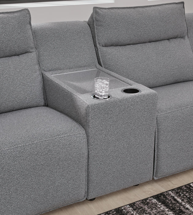 Five Star Furniture - Modmax Reclining Sectional with Console
