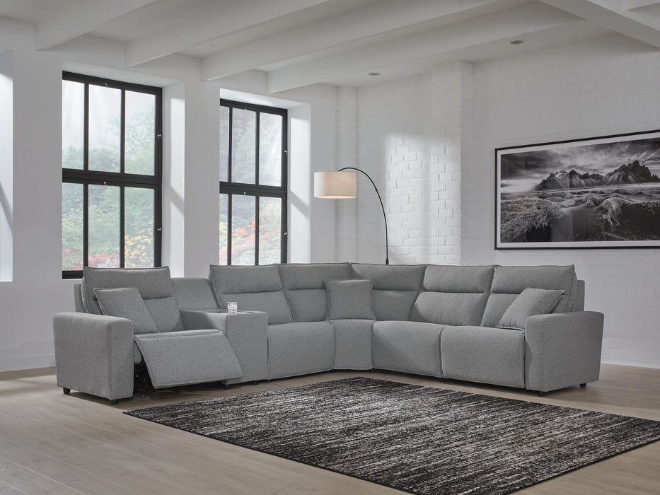 Five Star Furniture - Modmax Reclining Sectional with Console