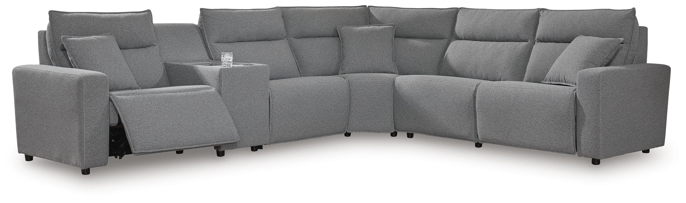 Five Star Furniture - Modmax Reclining Sectional with Console