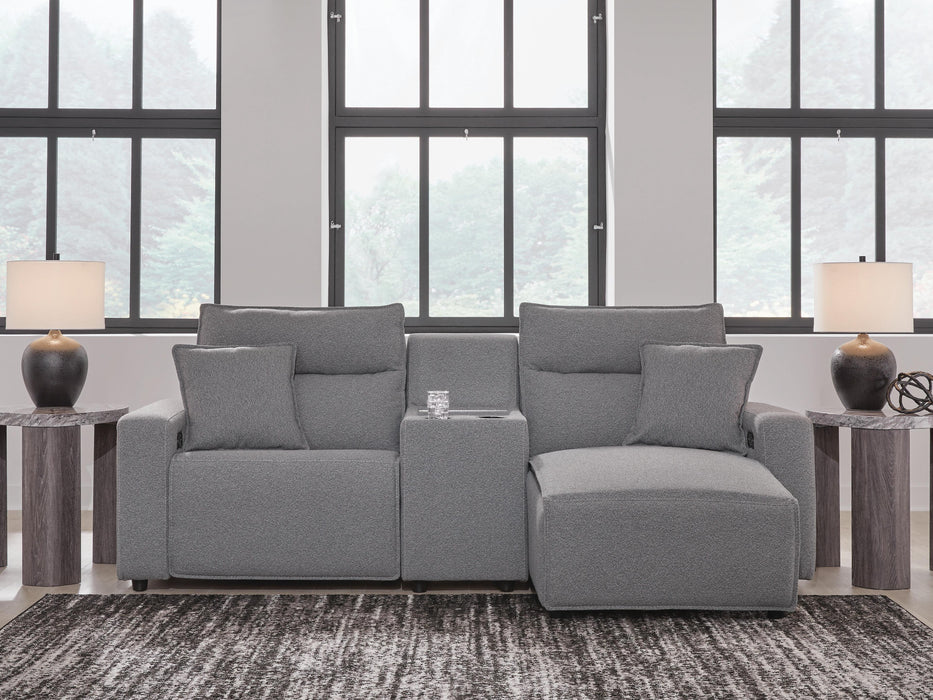 Five Star Furniture - Modmax II Power Reclining Sectional with Chaise and Console