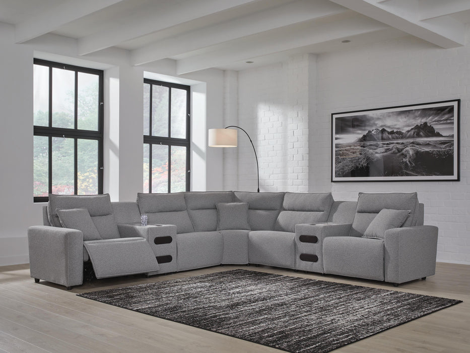 Five Star Furniture - Modmax II Power Reclining Sectional with Audio Consoles