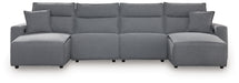 Five Star Furniture - Modmax Power Reclining Sectional with Chaise - Five Star Furniture & Mattress (GA)