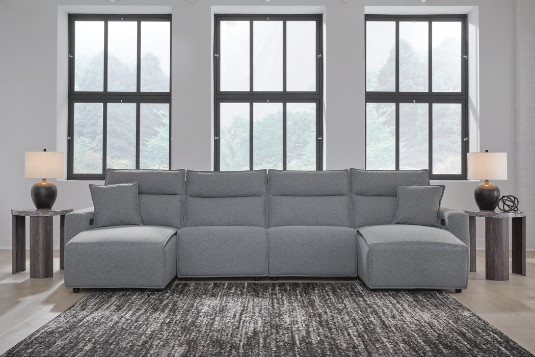Five Star Furniture - Modmax II Reclining Sectional with Double Chaise
