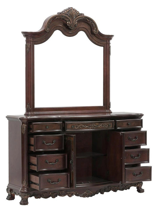 Five Star Furniture - Deryn Park 9 Drawer Dresser in Cherry 2243-5