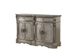 Five Star Furniture - Northville Antique Silver Server (WOOD TOP) image