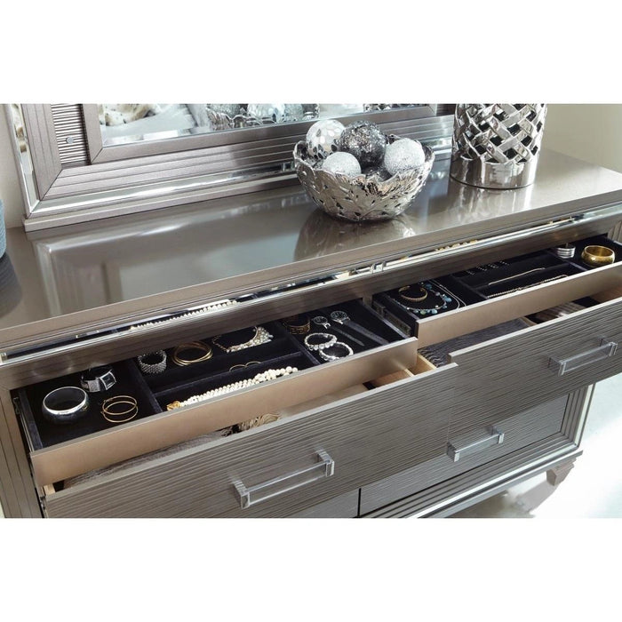 Five Star Furniture - Tamsin Dresser in Silver Grey Metallic 1616-5
