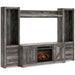 Five Star Furniture - Wynnlow 4-Piece Entertainment Center with Electric Fireplace image
