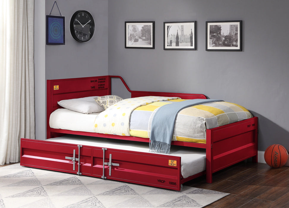 Five Star Furniture - Cargo Red Daybed & Trundle (Twin Size)