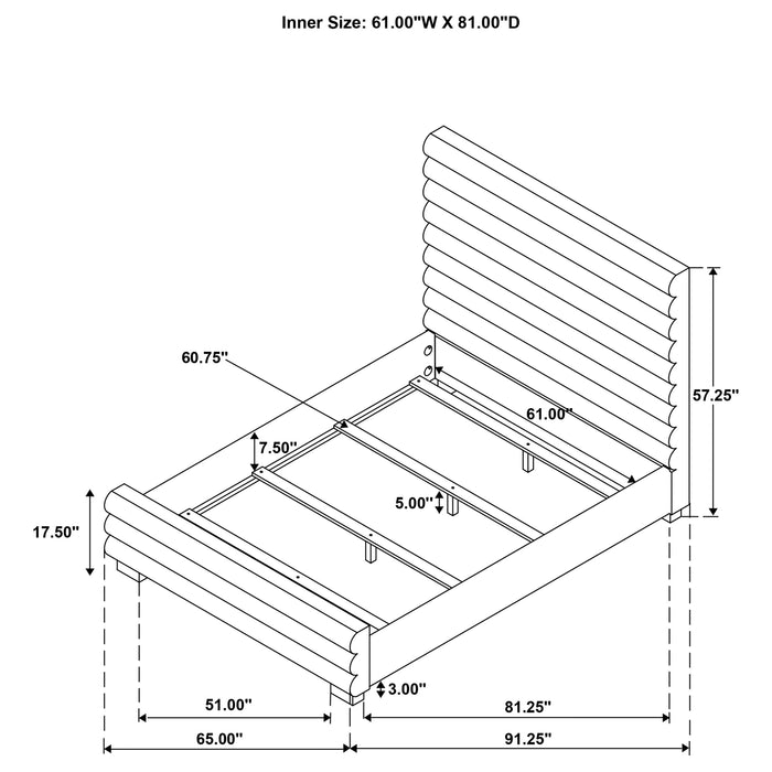 Five Star Furniture - Patricia Panel Bed