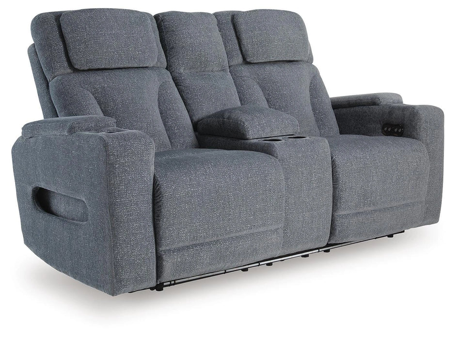 Five Star Furniture - Studio Cave Power Reclining Loveseat with Console
