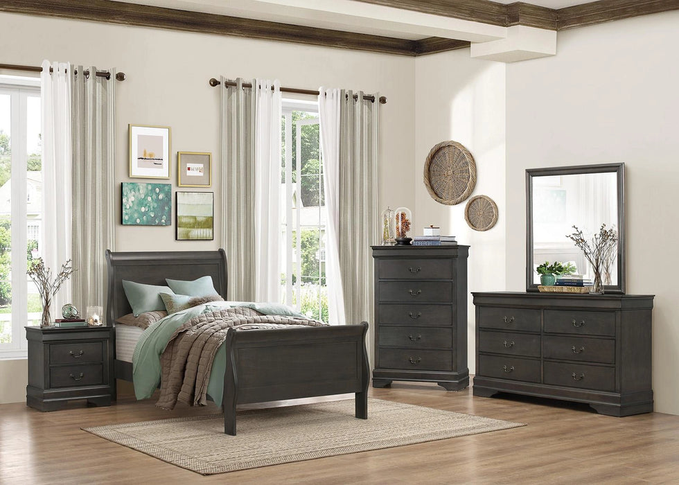 Five Star Furniture - Mayville Full Sleigh Bed in Gray 2147FSG-1
