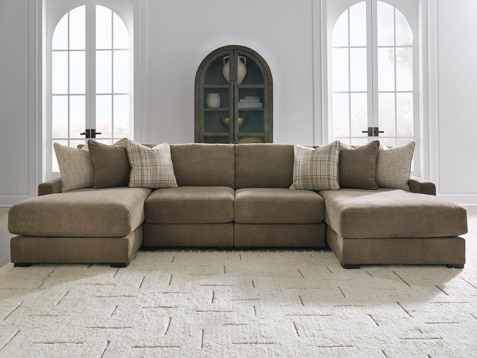 Five Star Furniture - Camellia-Court Double Chaise Sectional