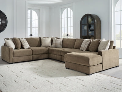 Five Star Furniture - Camellia-Court Sectional with Chaise - Five Star Furniture & Mattress (GA)