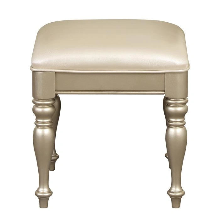Five Star Furniture - Antoinetta Vanity Stool in Champagne Wood 1919NC-14