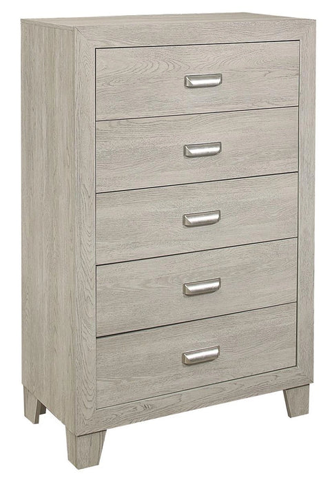 Five Star Furniture - Quinby 5 Drawer Chest in Light Brown 1525-9