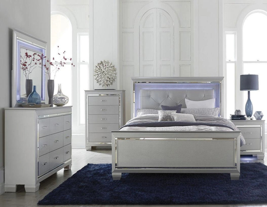 Five Star Furniture - Allura Nightstand in Silver 1916-4