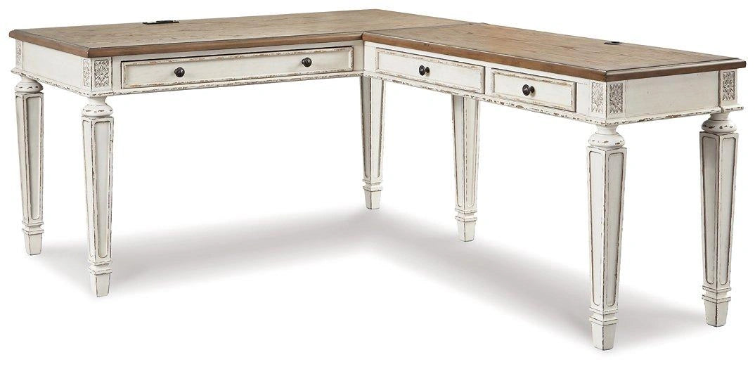 Five Star Furniture - Realyn 2-Piece Home Office Desk image