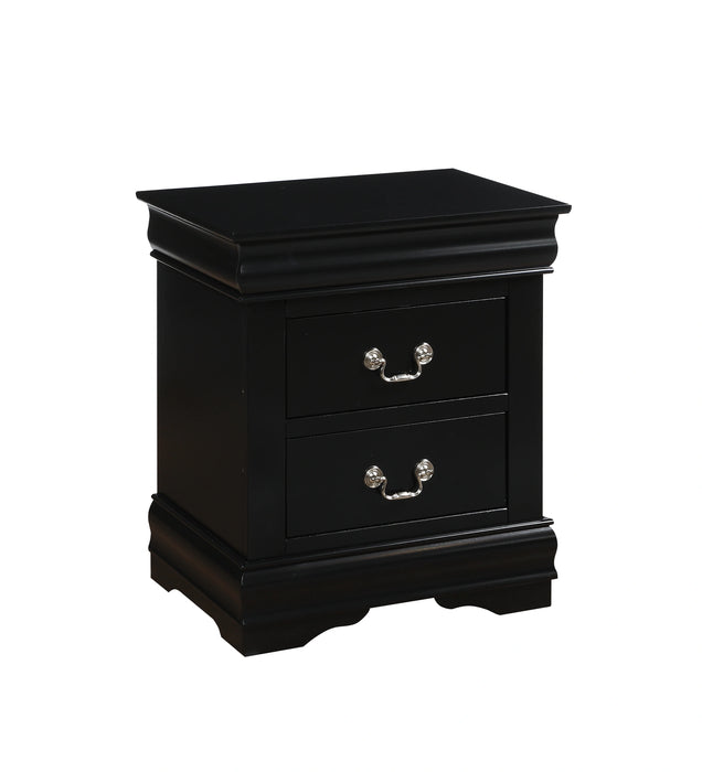 Five Star Furniture - Louis Philippe Black Nightstand