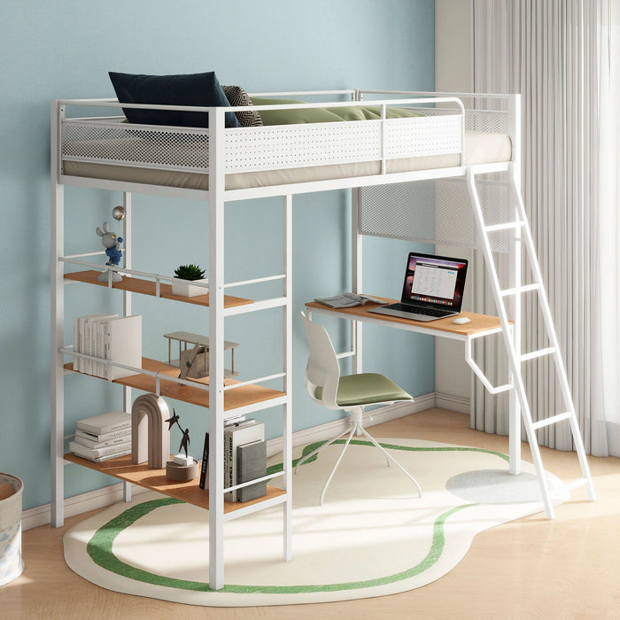 Five Star Furniture - Campus Workstation Loft Bed