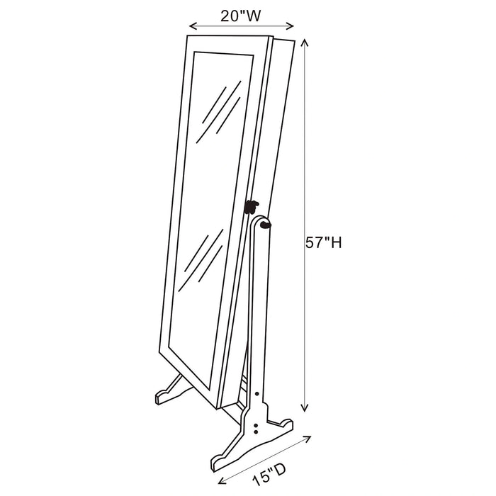 Five Star Furniture - Tutuola Jewelry Cheval Mirror