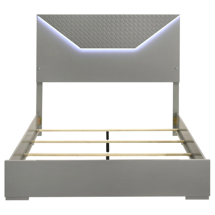 Five Star Furniture - Ives Panel Bed with LED Lighting