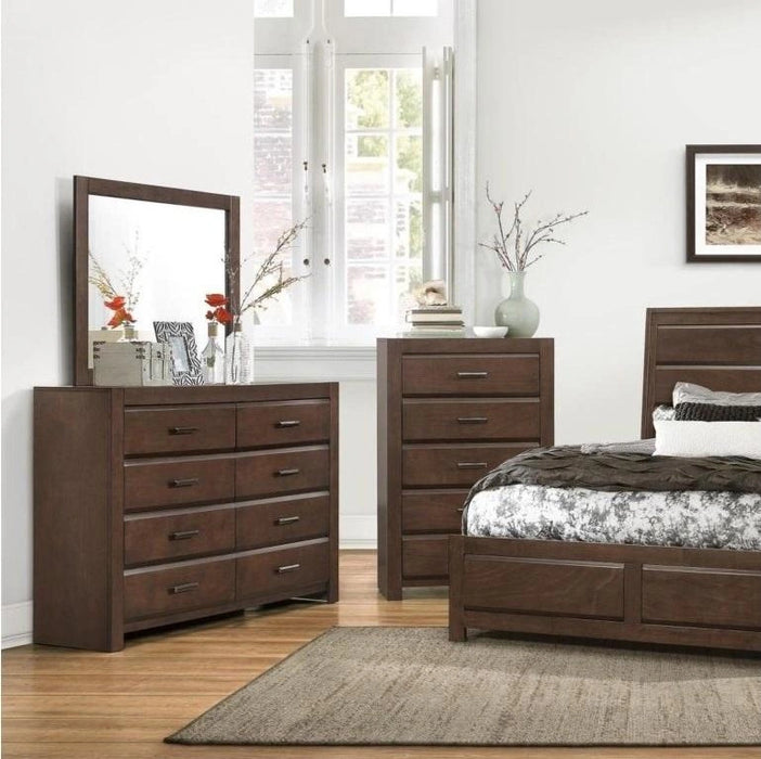 Five Star Furniture - Erwan 8 Drawer Dresser in Dark Walnut 1961-5
