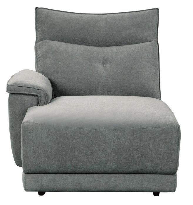Five Star Furniture - Tesoro Left Side Chaise in Dark Gray 9509DG-5L