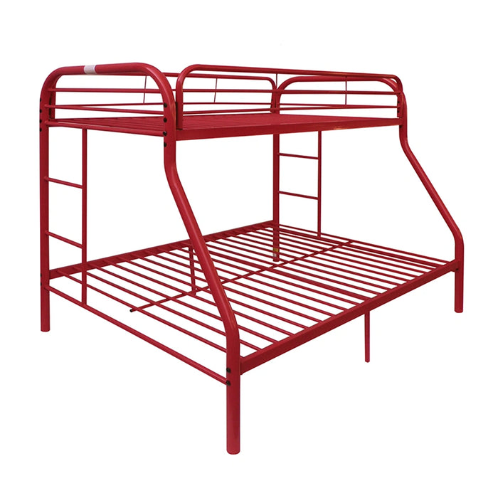 Five Star Furniture - Tritan Red Bunk Bed (Twin/Full)