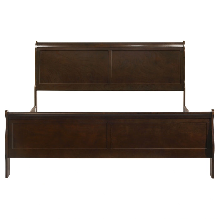 Five Star Furniture - Louis Philippe Sleigh Panel Bed