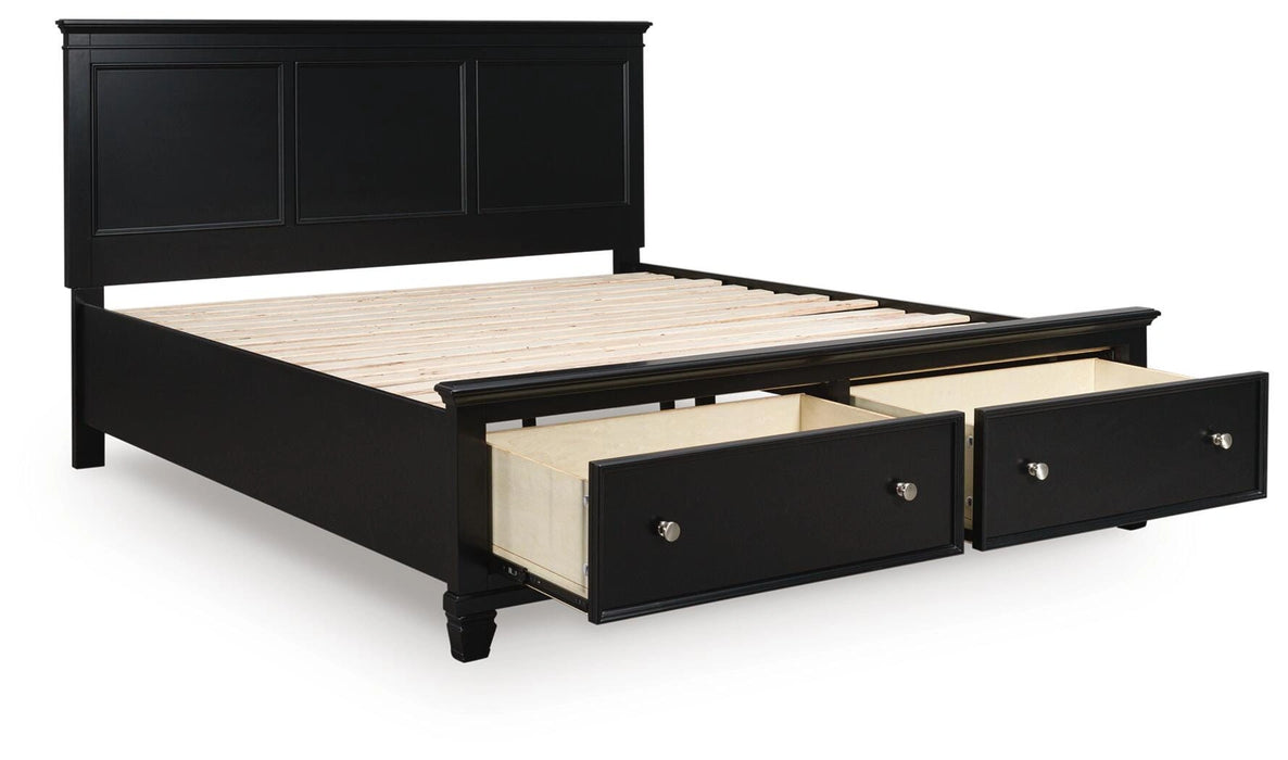 Five Star Furniture - Lanolee Panel Storage Bed