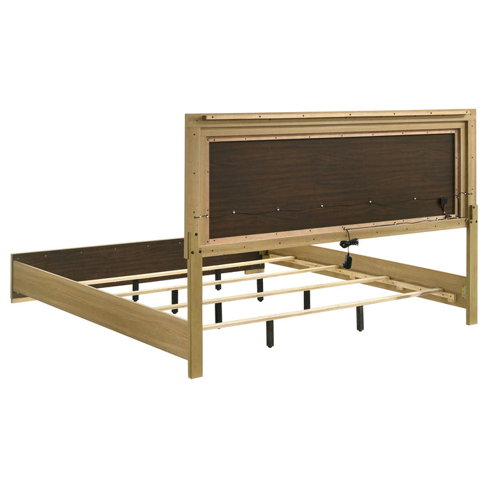 Five Star Furniture - Hyland Panel Bed with LED Lighting