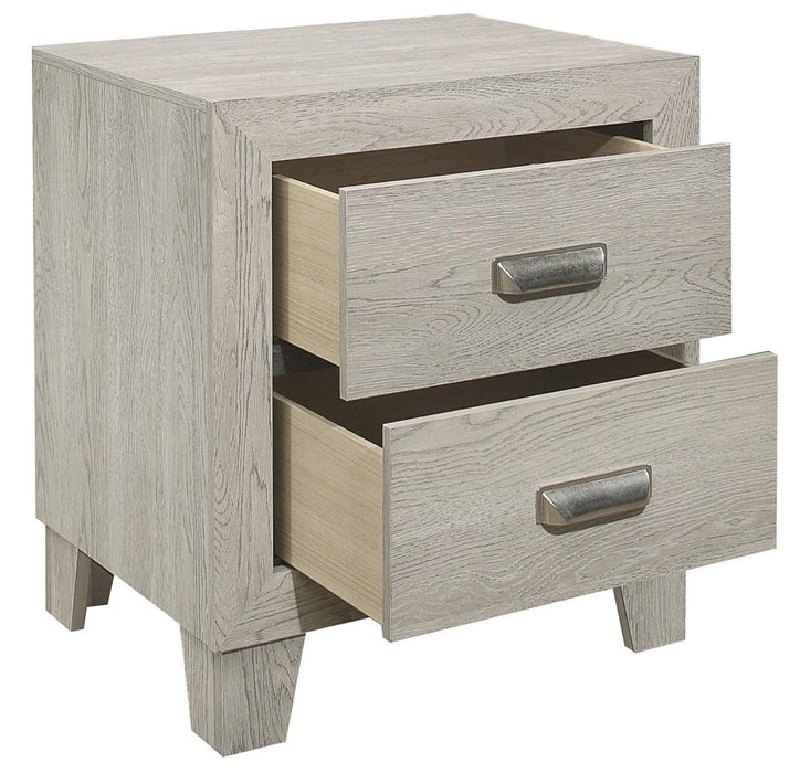 Five Star Furniture - Quinby 2 Drawer Nightstand in Light Brown 1525-4