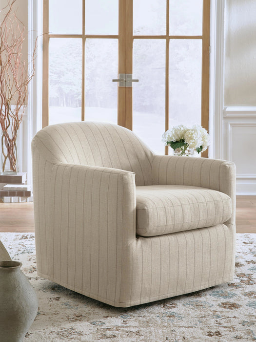Five Star Furniture - Valwick Swivel Accent Chair