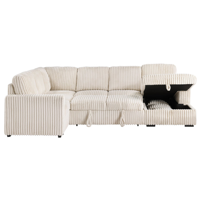 Five Star Furniture - Devonshire Pull-Out Sleeper Sectional Sofa