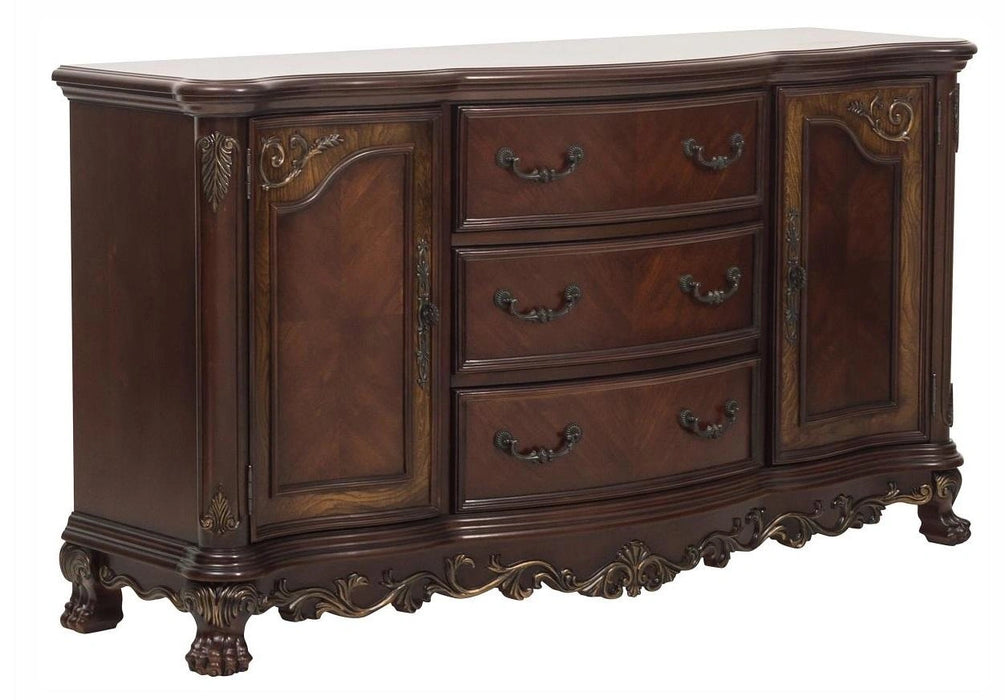 Five Star Furniture - Deryn Park Buffet/Server in Dark Cherry 2243-55