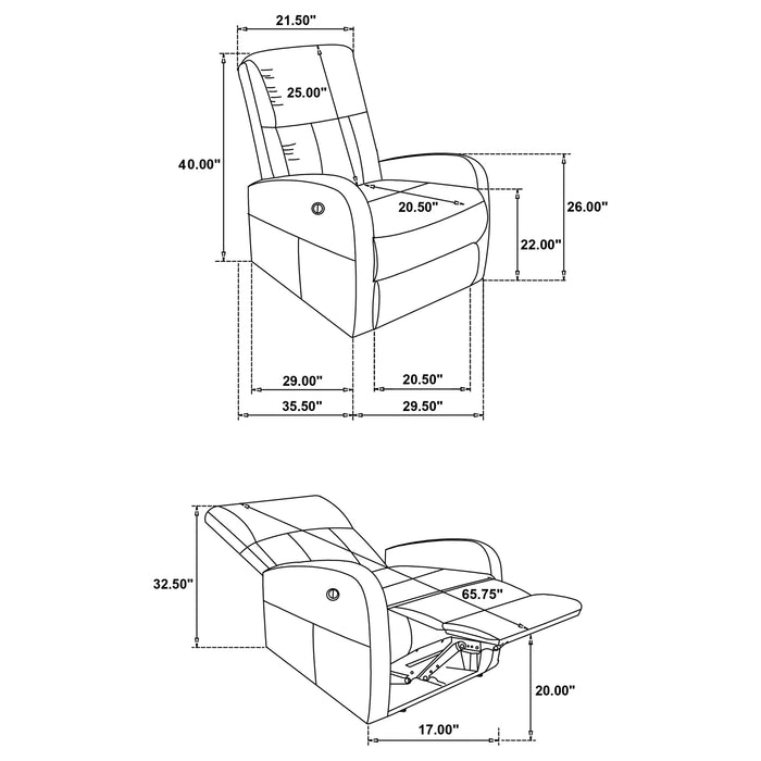 Five Star Furniture - Grant Power Recliner