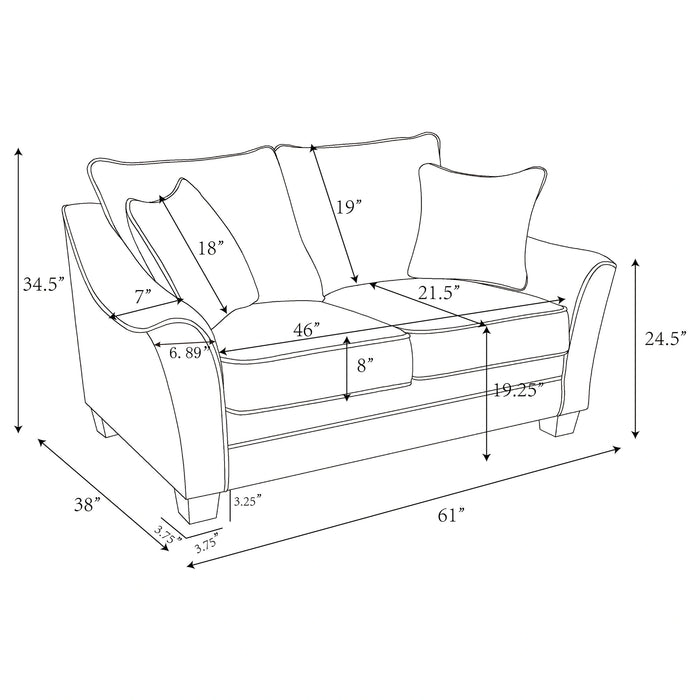 Five Star Furniture - Tomkins Sofa Set