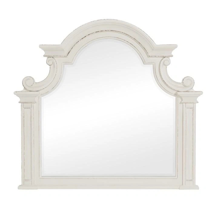 Five Star Furniture - Baylesford Mirror in Antique White 1624W-6