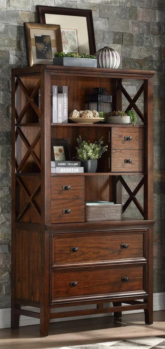 Five Star Furniture - Frazier Bookcase in Brown Cherry 1649-18