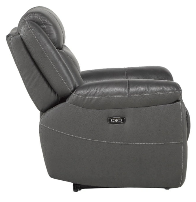 Five Star Furniture - Danio Power Double Reclining Chair with Power Headrests in Dark Gray 9528DGY-1PWH